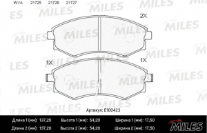 MILES E100423