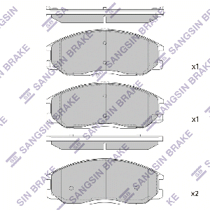 SANGSIN BRAKE SP1157