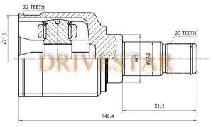 DRIVESTAR ICEFD0003FL