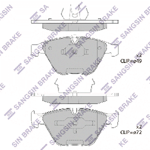 SANGSIN BRAKE SP2163
