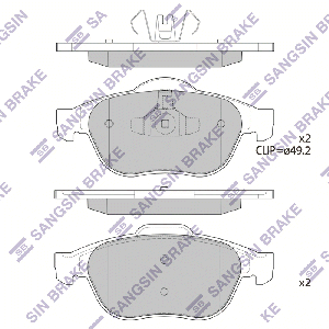 SANGSIN BRAKE SP1802
