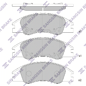 SANGSIN BRAKE SP1167