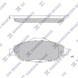 SANGSIN BRAKE SP1804