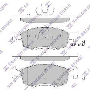 SANGSIN BRAKE SP4099