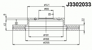 NIPPARTS J3302033