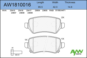 AYWIPARTS AW1810016