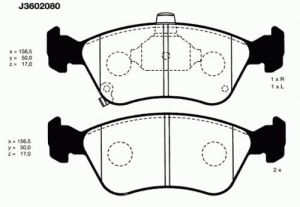 NIPPARTS J3602080
