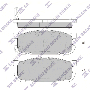 SANGSIN BRAKE SP4071