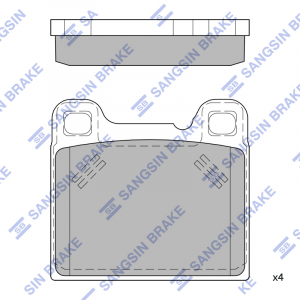 SANGSIN BRAKE SP4398