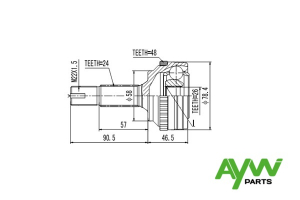 AYWIPARTS AW1510082A