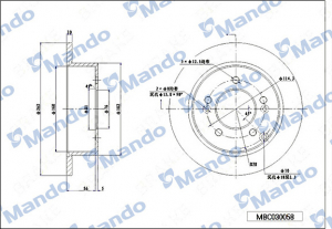 MANDO MBC030058