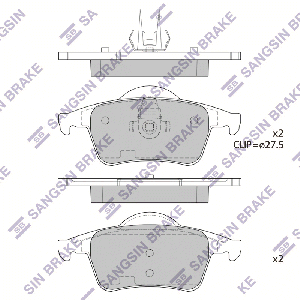 SANGSIN BRAKE SP2123