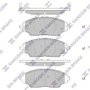 SANGSIN BRAKE SP1481