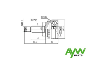 AYWIPARTS AW1510044A