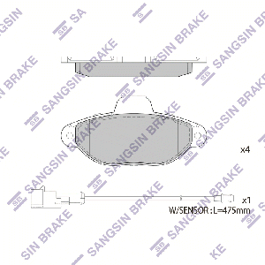 SANGSIN BRAKE SP1807