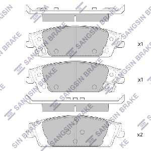 SANGSIN BRAKE SP4011