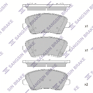 SANGSIN BRAKE SP1842