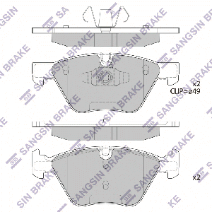 SANGSIN BRAKE SP2214