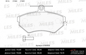MILES E100505