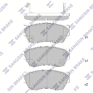 SANGSIN BRAKE SP1489