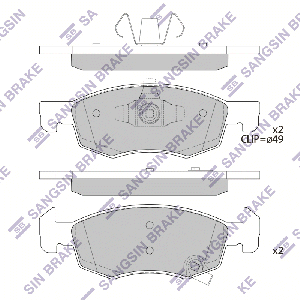 SANGSIN BRAKE SP4195