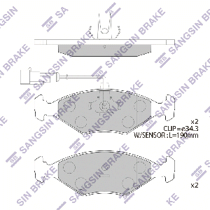SANGSIN BRAKE SP4236