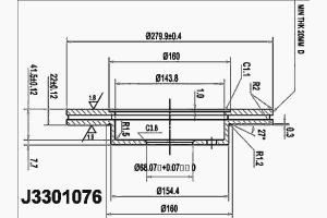NIPPARTS J3301076