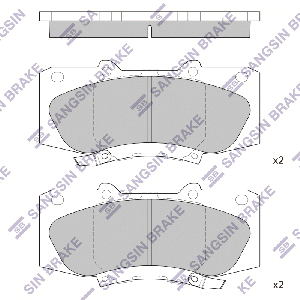 SANGSIN BRAKE SP1484