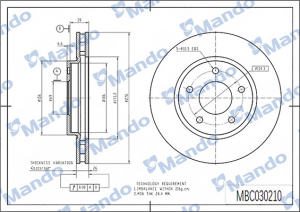 MANDO MBC030210