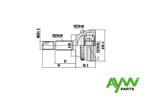 AYWIPARTS AW1510002A