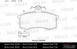 MILES E500049