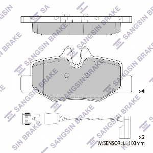 SANGSIN BRAKE SP1896