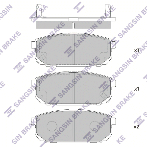 SANGSIN BRAKE SP1154