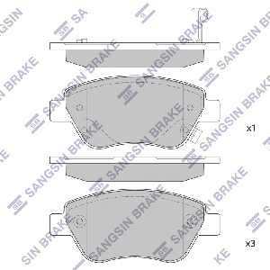 SANGSIN BRAKE SP1810