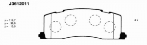 NIPPARTS J3612011