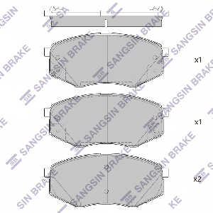 SANGSIN BRAKE SP1681