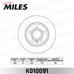 MILES K010091