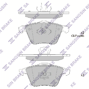 SANGSIN BRAKE SP1784