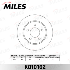 MILES K010162