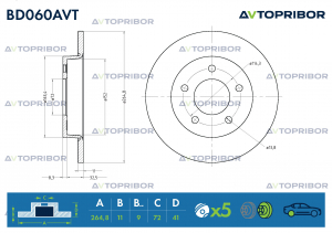 автоприбор BD060AVT