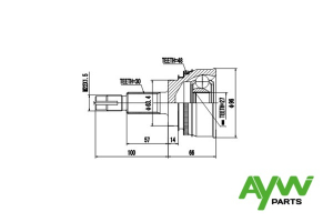 AYWIPARTS AW1510033A