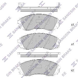 SANGSIN BRAKE SP1238