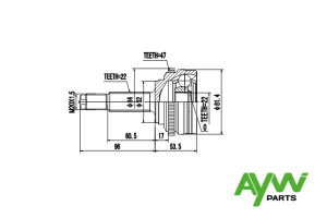 AYWIPARTS AW1510056A