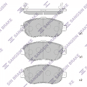 SANGSIN BRAKE SP1386