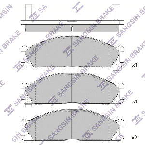SANGSIN BRAKE SP1140