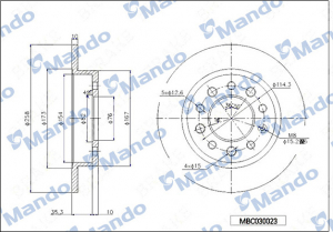 MANDO MBC030023