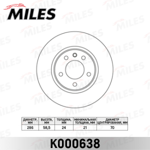 MILES K000638