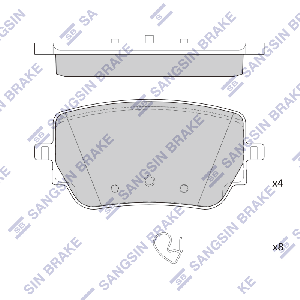 SANGSIN BRAKE SP4439