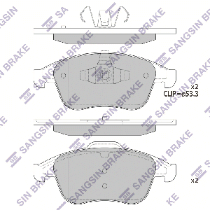 SANGSIN BRAKE SP4055