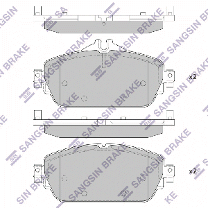 SANGSIN BRAKE SP4044